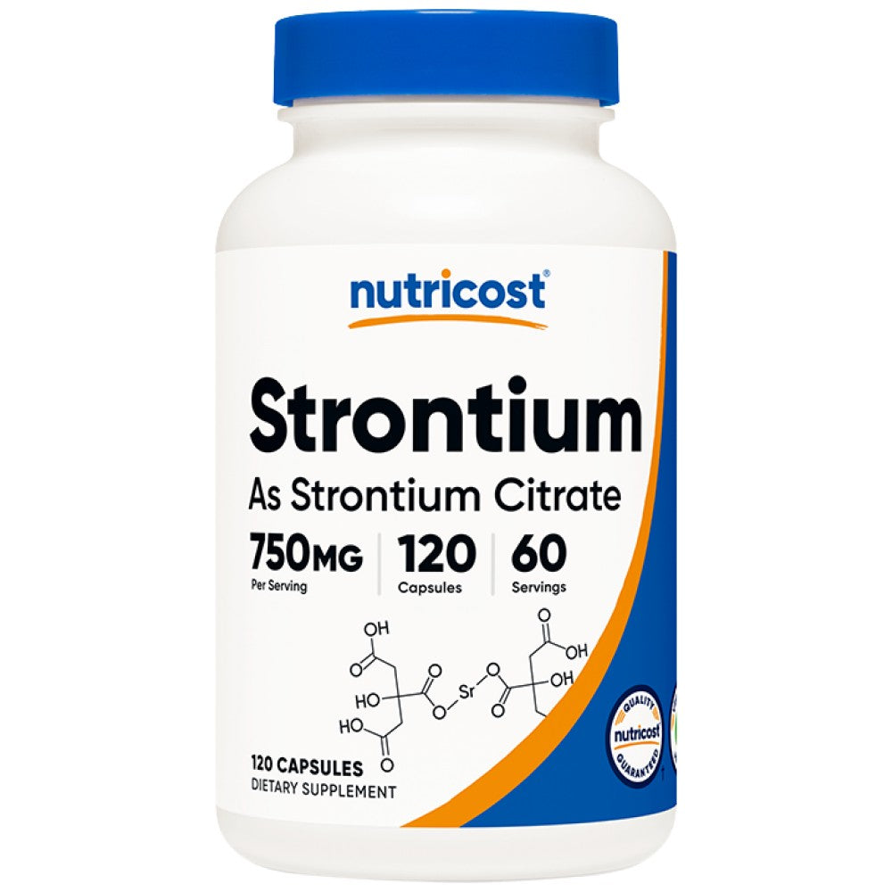 Nutricost Strontium Citrate 750 mg - Стронциев цитрат 750 mg