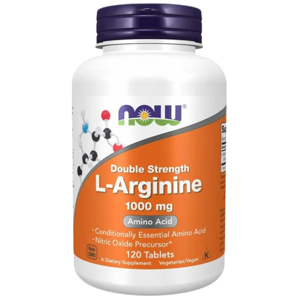 NOW Foods L-Arginine 1000 mg - L-Аргинин 1000 mg