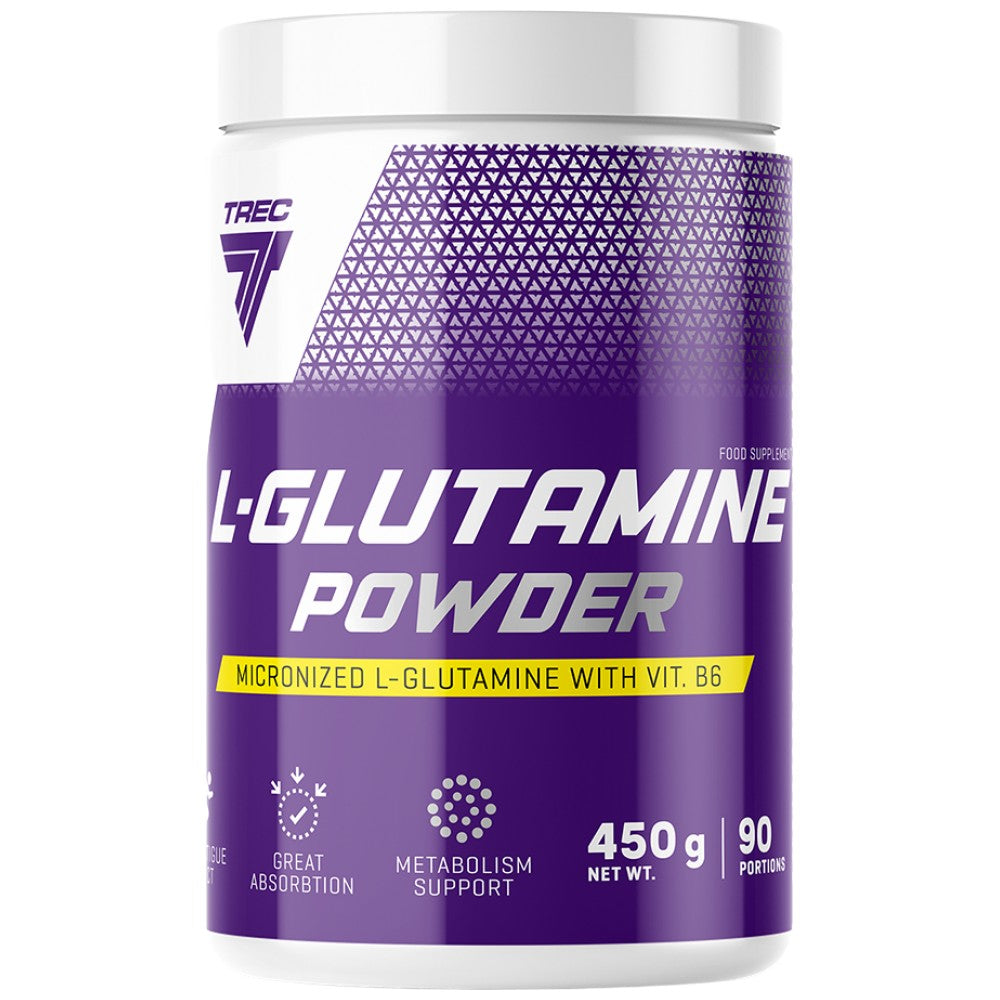 Trec Nutrition L-Glutamine Powder Micronized with Vit. B6 - Микронизиран глутамин с Б6