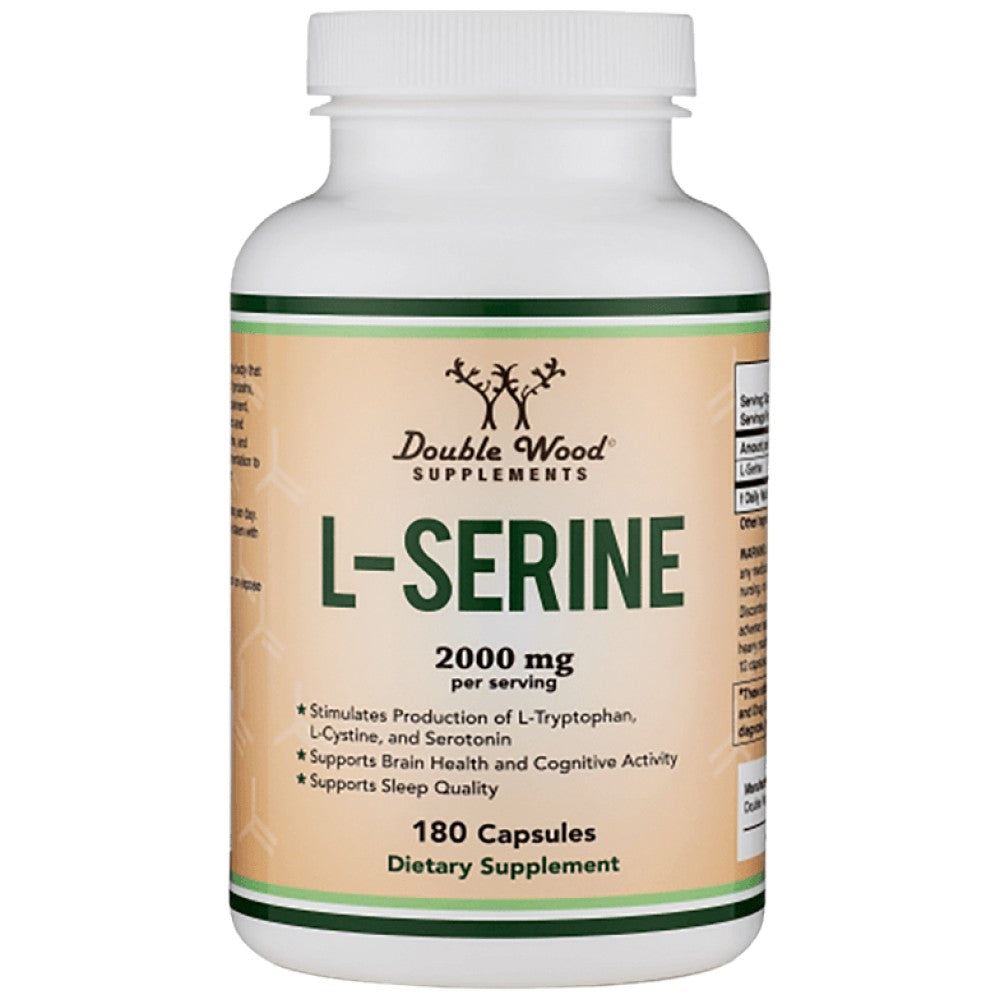 Double Wood Supplements L-Serine 2000 mg - L-Серин 2000 mg
