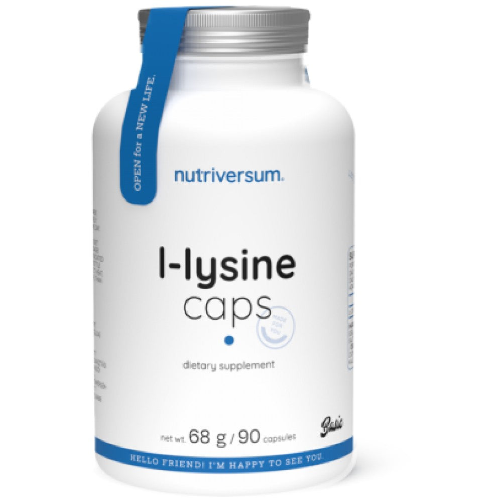 Nutriversum L-Lysine Caps 500 mg - L-Лизин капсули 500 mg