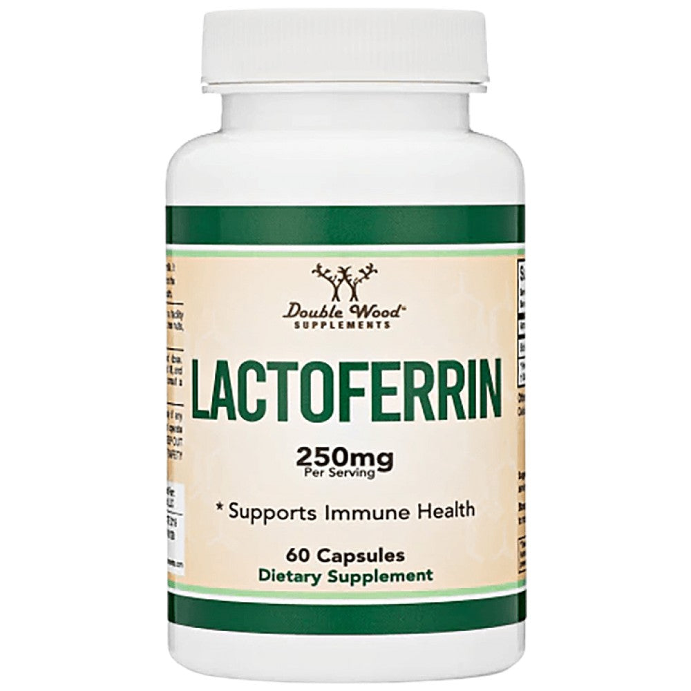 Double Wood Supplements Lactoferrin 250 mg - Лактоферин 250 mg