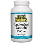 Natural Factors Unbleached Lecithin 1200 mg - Неизбелен лецитин 1200 mg