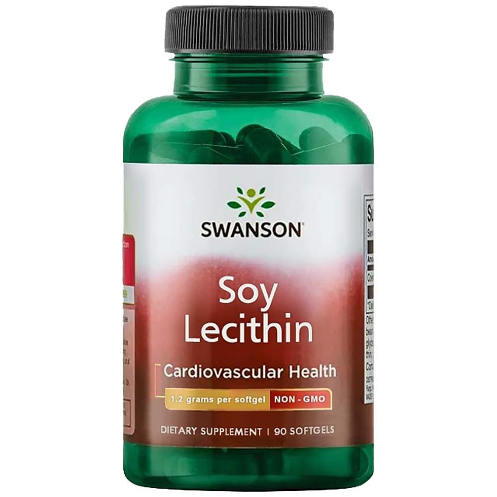 SWANSON Soy Lecithin Non-GMO 1200 mg - Соев лецитин 1200 mg