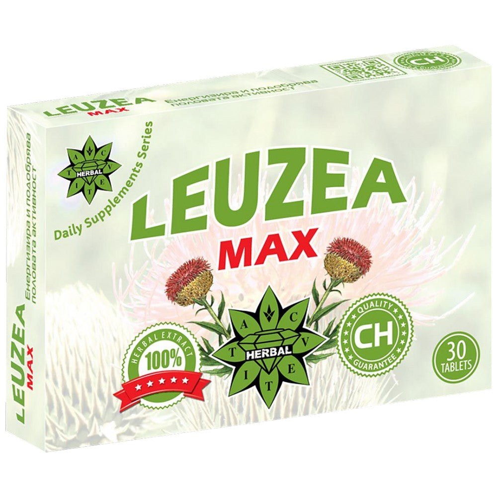 Cvetita Herbal Leuzea Max Tabs - Левзея таблетки за маса