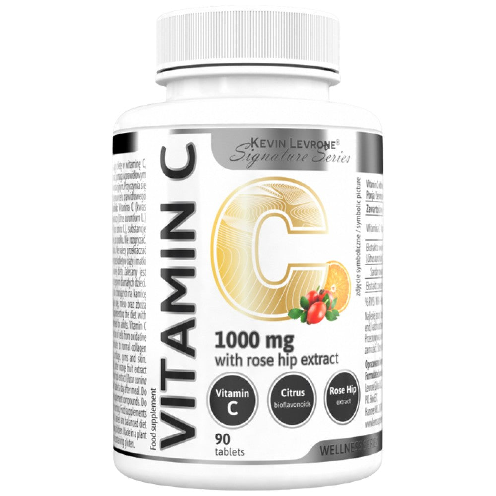 Kevin Levrone Vitamin C 1000 with Rose Hips and Bitter Orange - Витамин С 1000 mg с шипка