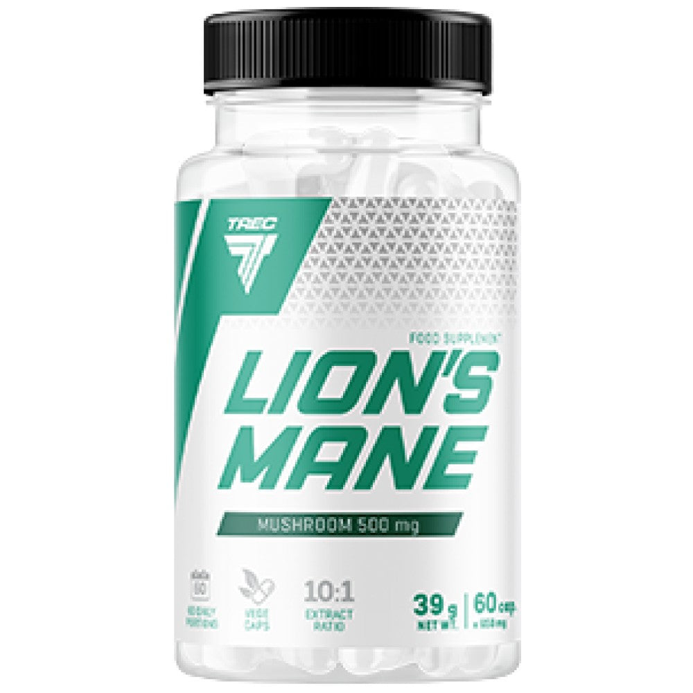 Trec Nutrition Lion's Mane 500 mg - Лъвска грива 500 mg