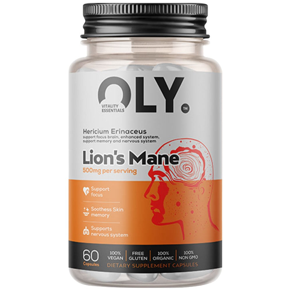 Oly. Lion's Mane 500 mg - Лъвска грива 500 mg