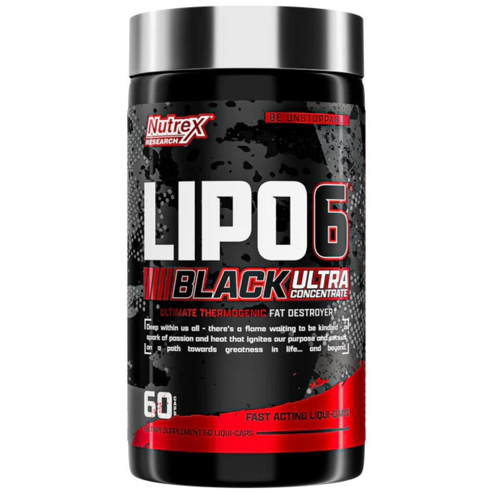 Nutrex Lipo 6 Black Ultra Concentrate - Ултраконцентриран фетбърнър