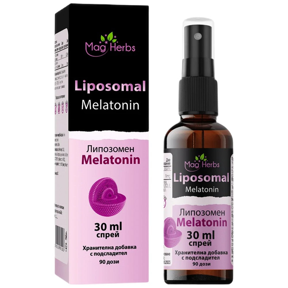 MagHerbs Liposomal Melatonin Spray - Липозомен мелатонин спрей за сън