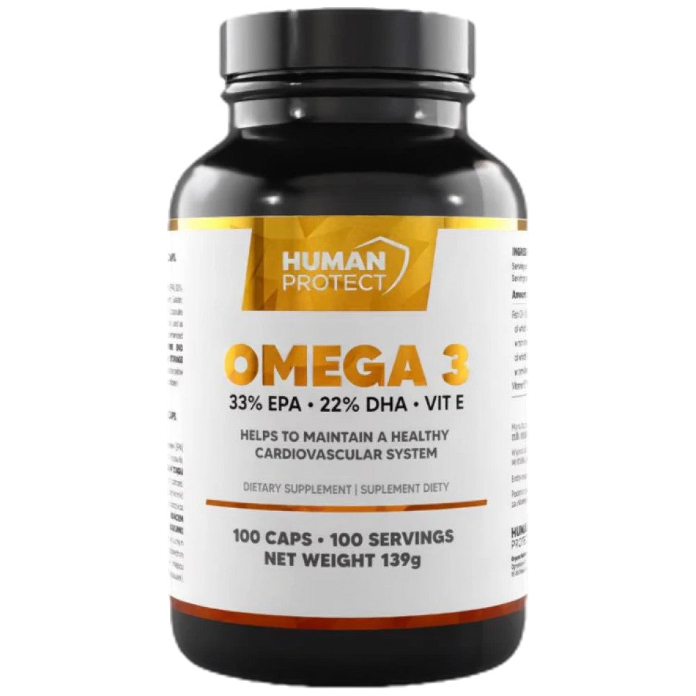 Human Protect Omega 3 with 33% EPA & 22% DHA - Рибено масло 33% EPA и 22% DHA