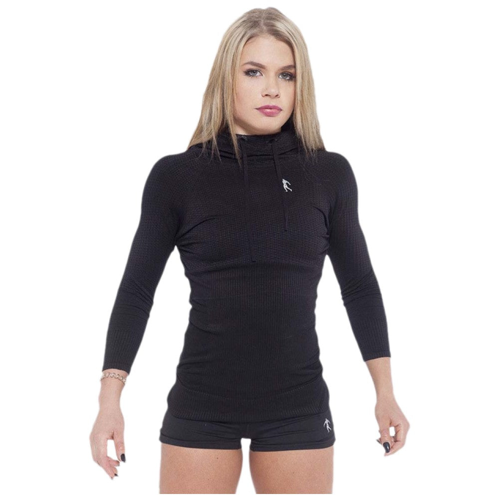 Kevin Levrone Hoodie 01 LW The Legend Black - Дамско горнище (черно)