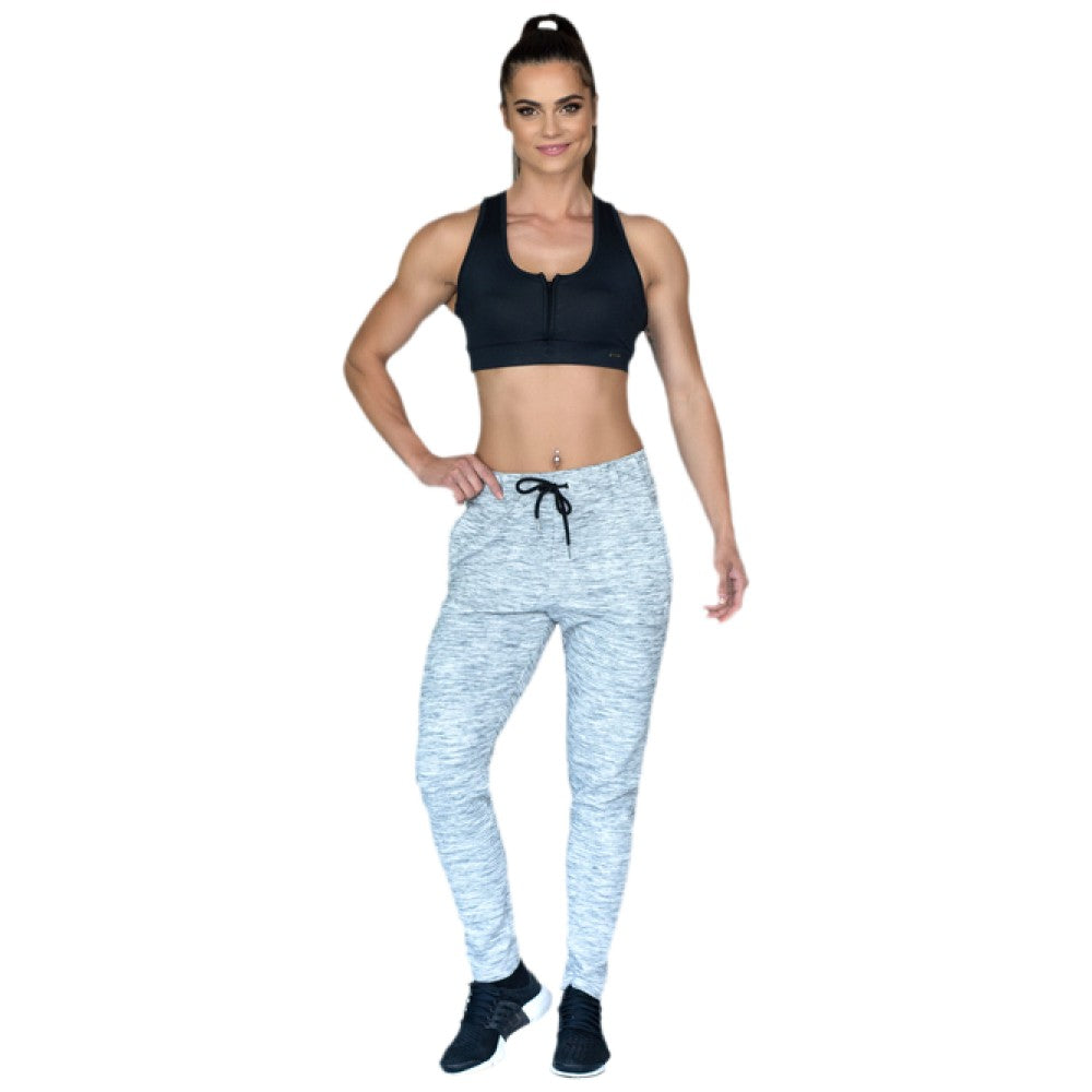 Kevin Levrone LW Pants Pleated Melange - Дамски панталони (меланж)