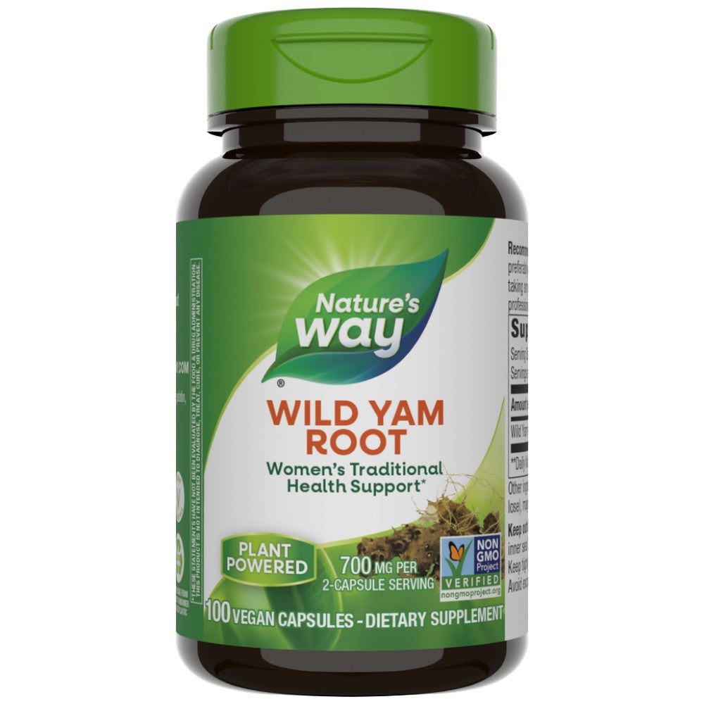 Nature's Way Wild Yam Root 425 mg - Корен от дива ямс 425 mg