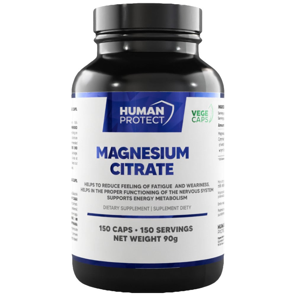 Human Protect Magnesium Citrate Caps - Магнезиев цитрат капсули