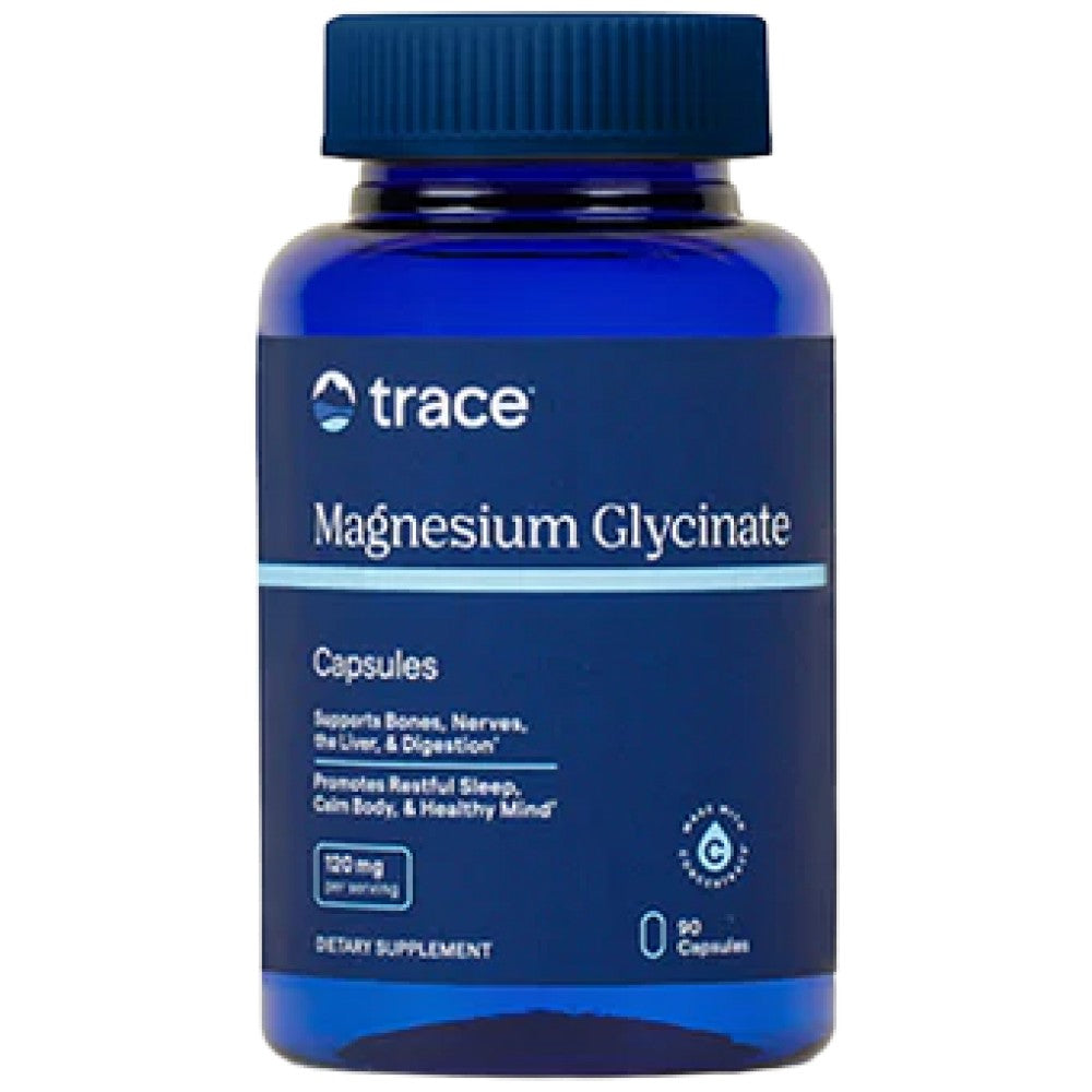 Trace Minerals Magnesium Glycinate 120 mg - Магнезиев глицинат 120 mg