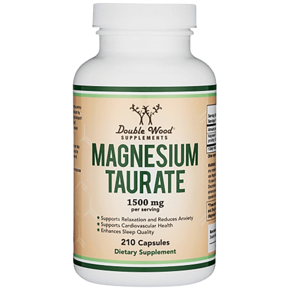 Double Wood Supplements Magnesium Taurate 120 mg - Магнезиев таурат 120 mg