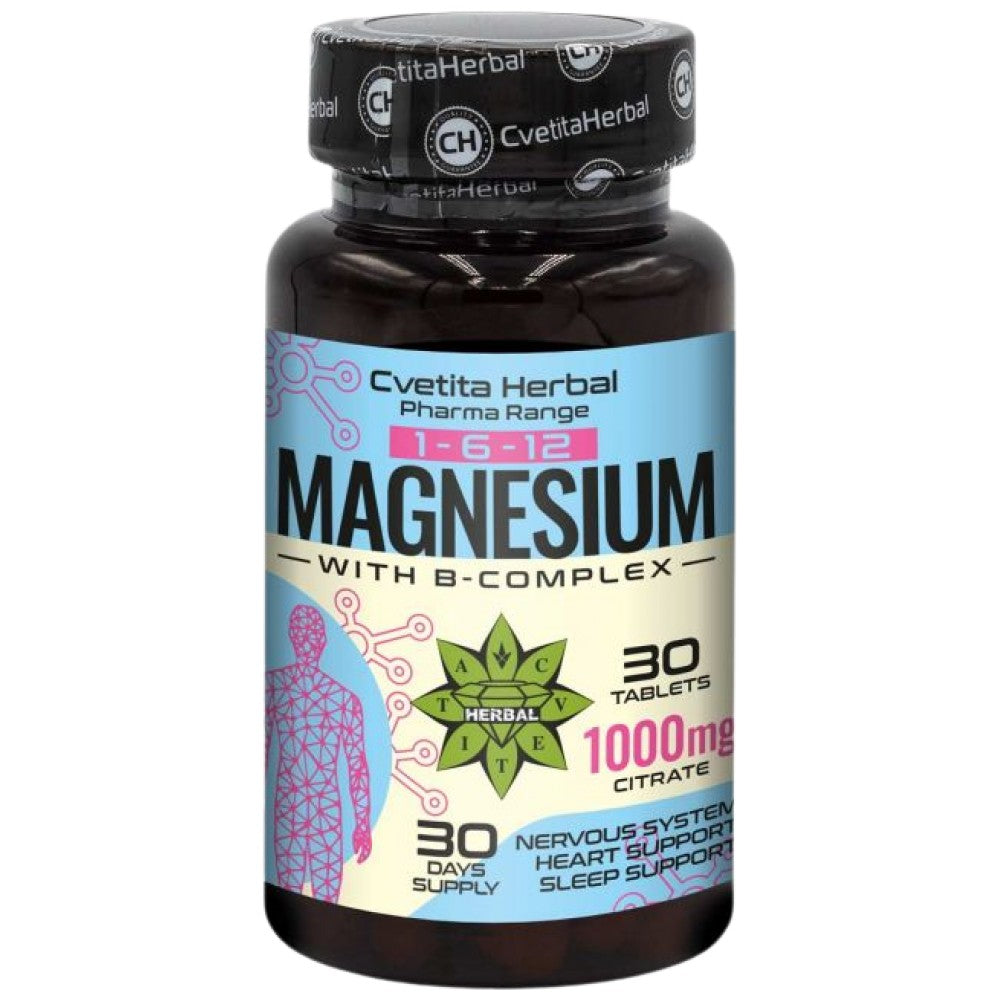 Cvetita Herbal Magnesium + B-Complex - Магнезий с Витамин Б комплекс
