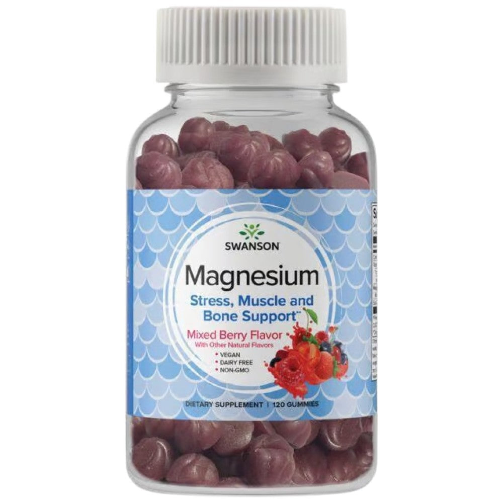 SWANSON Magnesium Gummies 100 mg - Магнезий гъми 100 mg