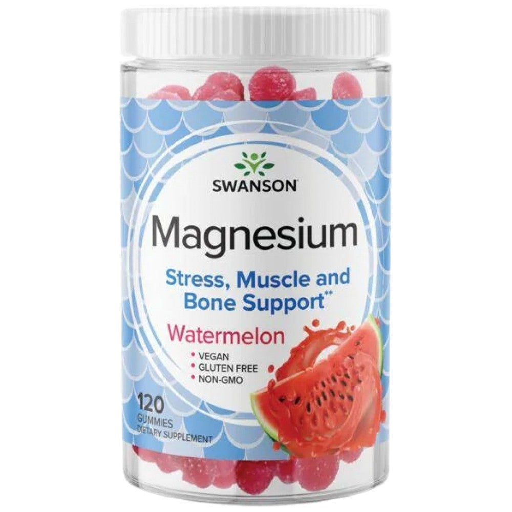 SWANSON Magnesium Gummies Watermelon - Детски магнезий желиран