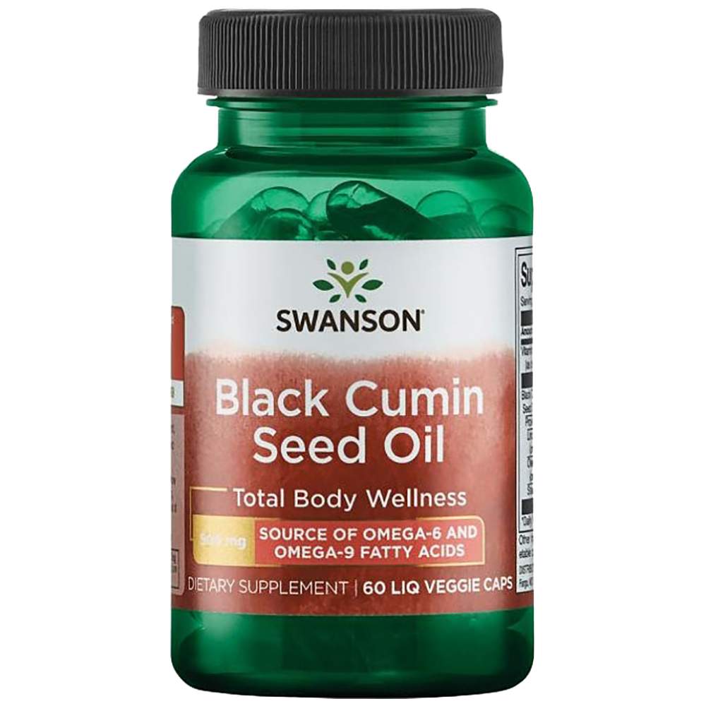 SWANSON Black Cumin Seed Oil 500 mg - Масло от черен кимион 500 mg