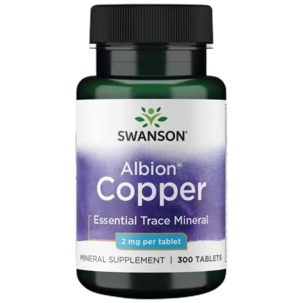 SWANSON Albion Copper 2 mg - Хелатна мед 2 mg