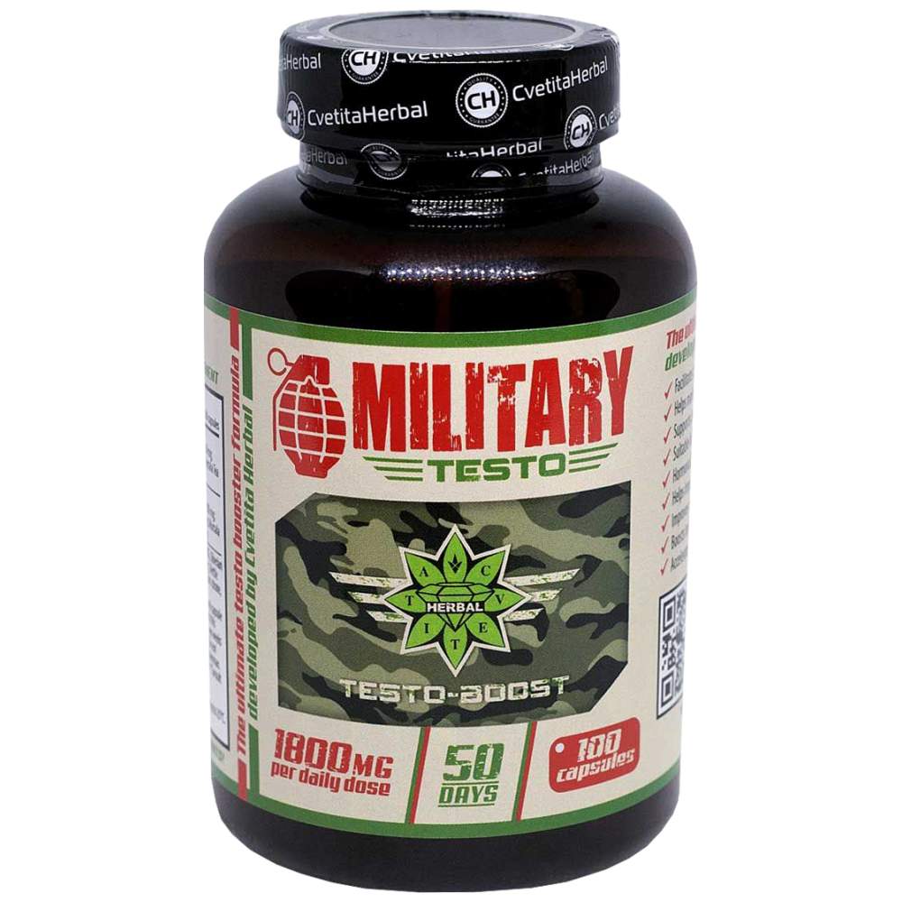 Cvetita Herbal Military Testo 900 mg - Тестостеронов бустер 900 mg