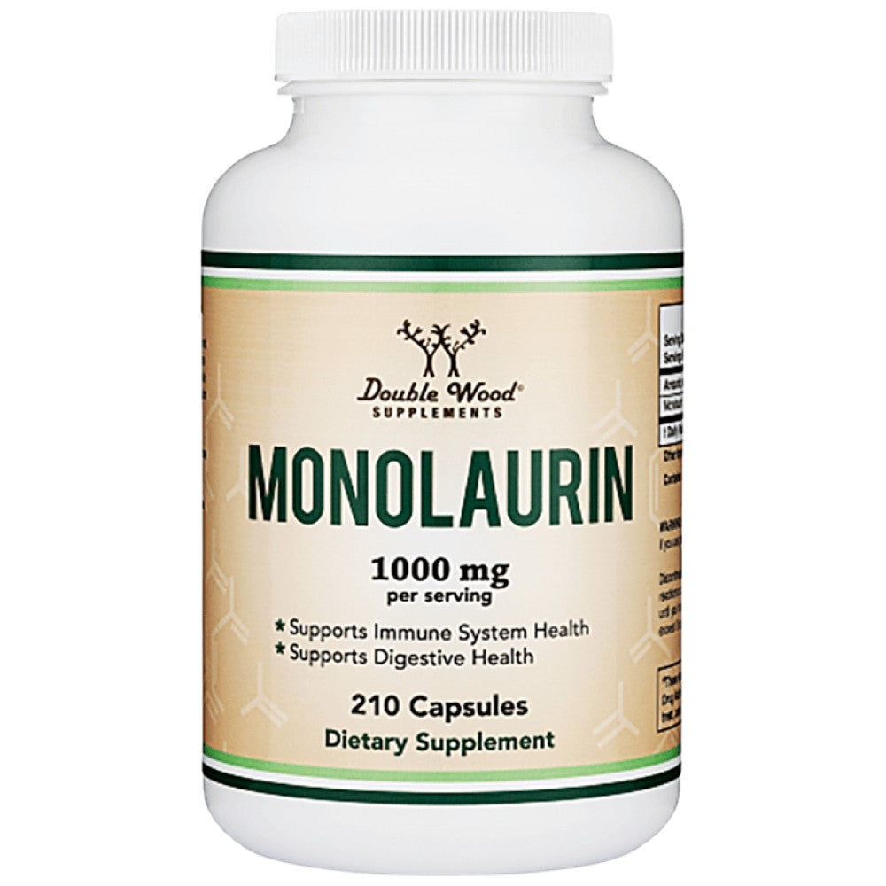 Double Wood Supplements Monolaurin 1000 mg - Монолаурин 1000 mg