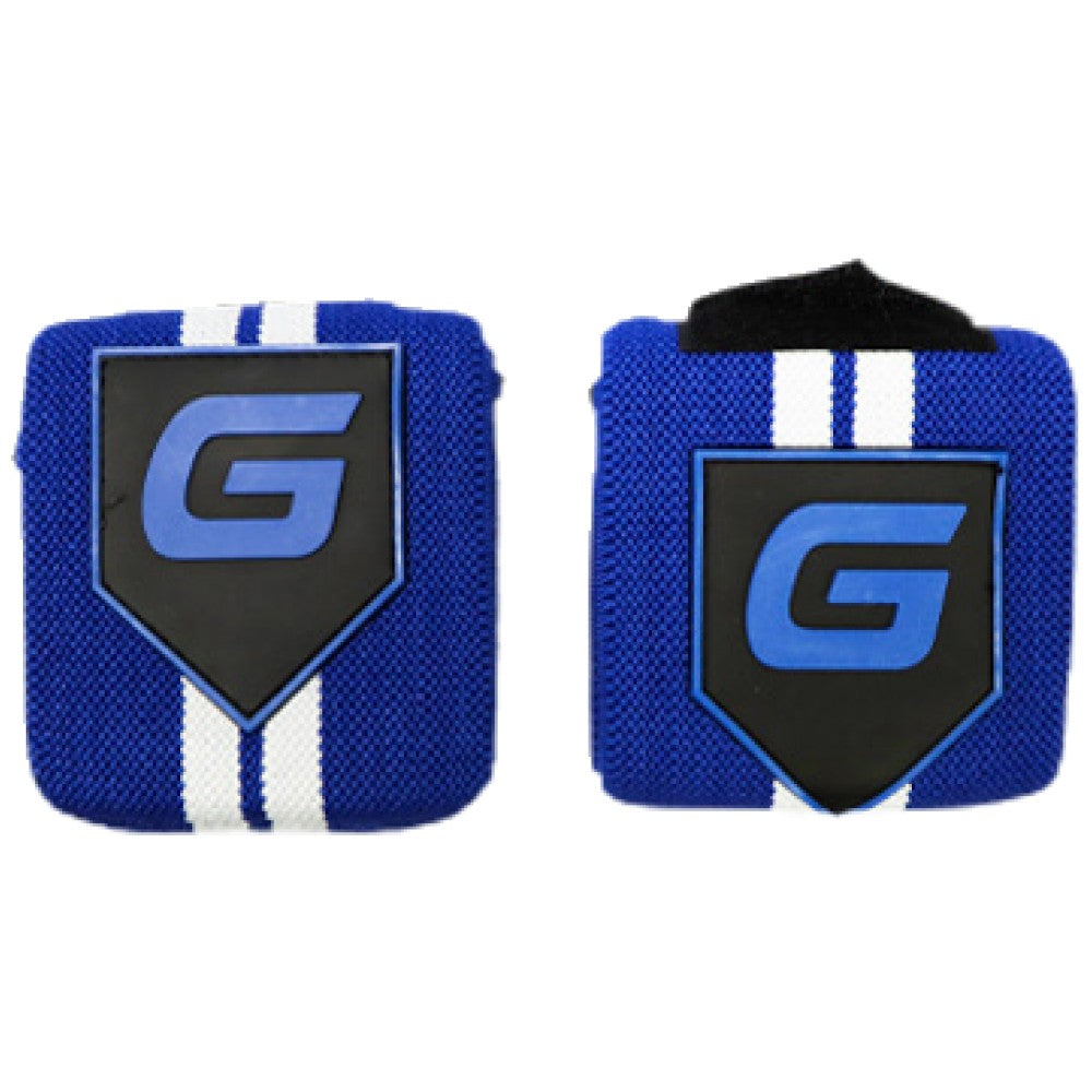 Gaspari Wrist Wraps | Тренировъчни накитници - Синьо и бяло