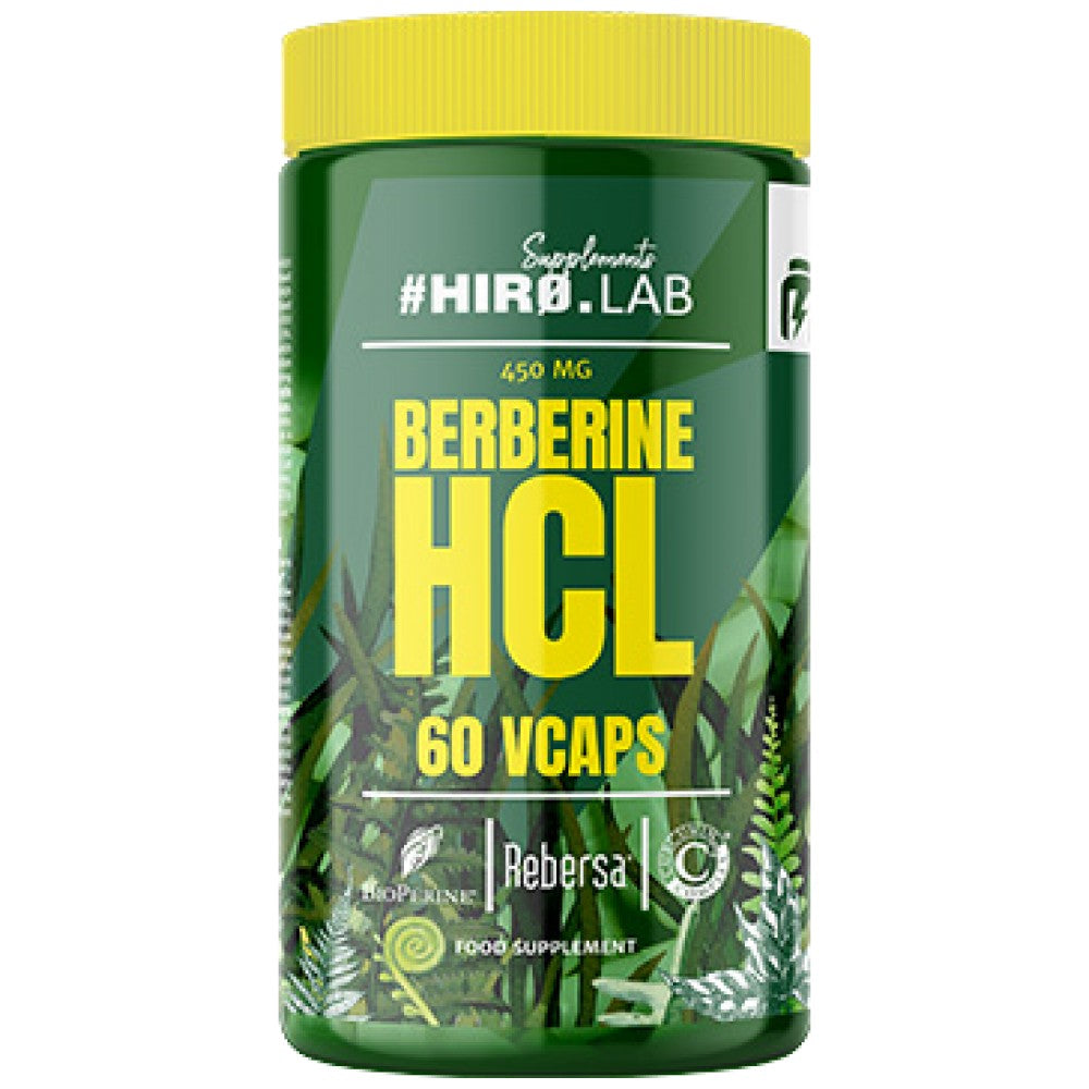 Hero.Lab Berberine HCL 450 mg with Curcumin & Cinnamon - Берберин с куркумин и канела 450 mg