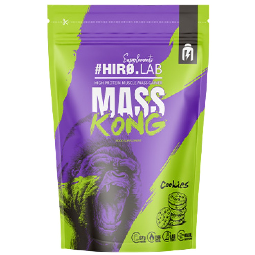 Hero.Lab Mass KONG Low-Sugar & Fat High-Protein Gainer - Гейнър с нисък дял захар