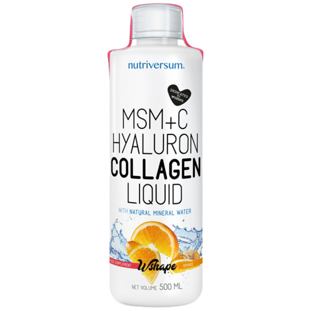 Nutriversum MSM + C Hyaluron Collagen Liquid - Течен колаген с MSM и хиалурон