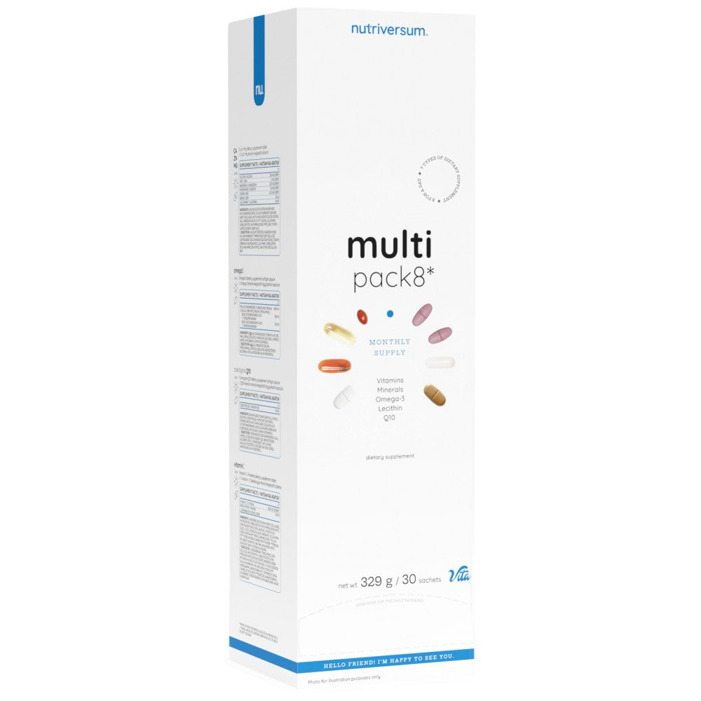 Nutriversum Multi Pack 8 All-in-One Health Formula - Дневен витаминен пакет