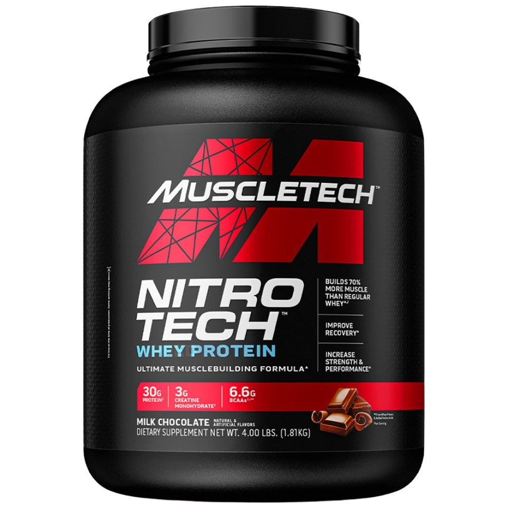MuscleTech Nitro Tech Whey Protein - Суроватъчен протеин