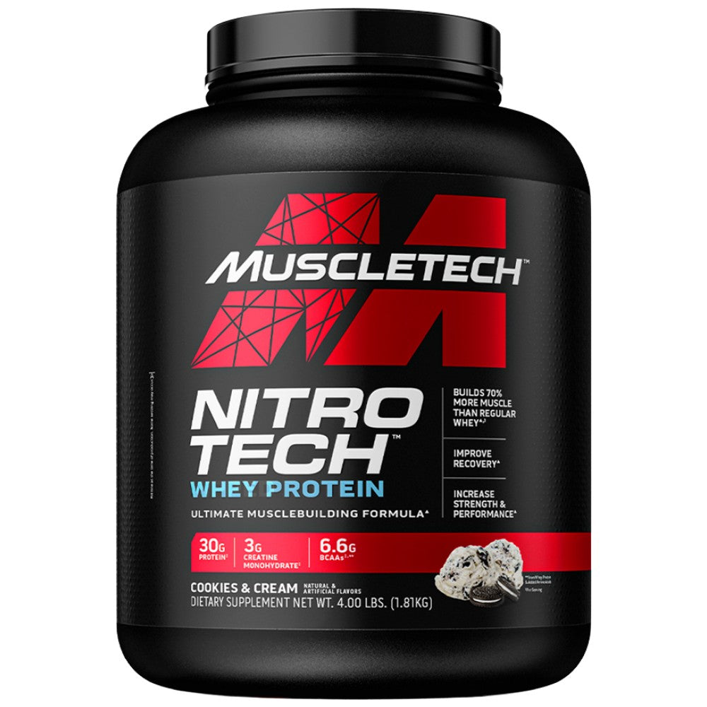 MuscleTech Nitro Tech Whey Protein - Суроватъчен протеин