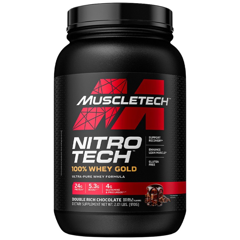 MuscleTech Nitro Tech Whey Gold - Суроватъчен протеин