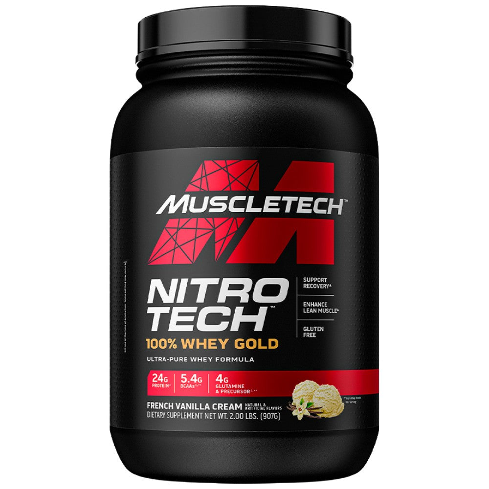 MuscleTech Nitro Tech Whey Gold - Суроватъчен протеин