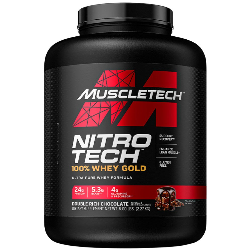 MuscleTech Nitro Tech Whey Gold - Суроватъчен протеин