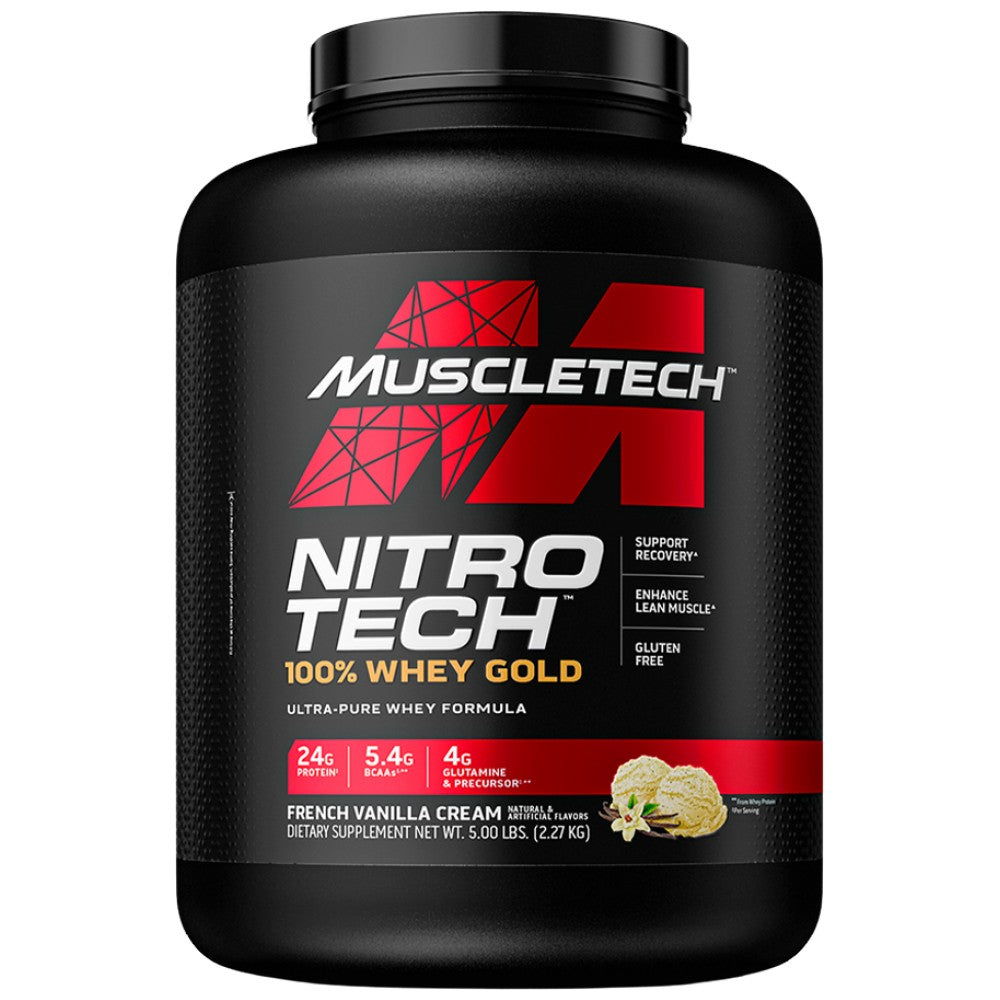 MuscleTech Nitro Tech Whey Gold - Суроватъчен протеин