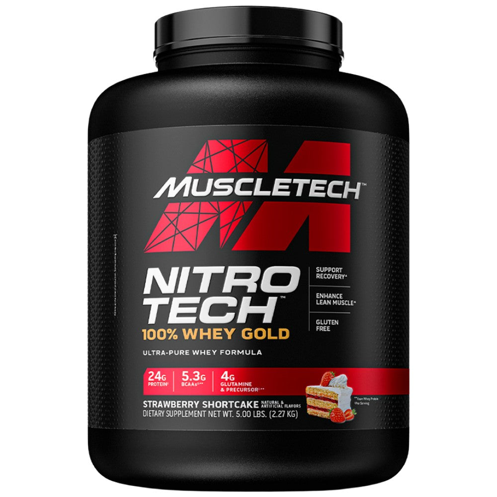 MuscleTech Nitro Tech Whey Gold - Суроватъчен протеин