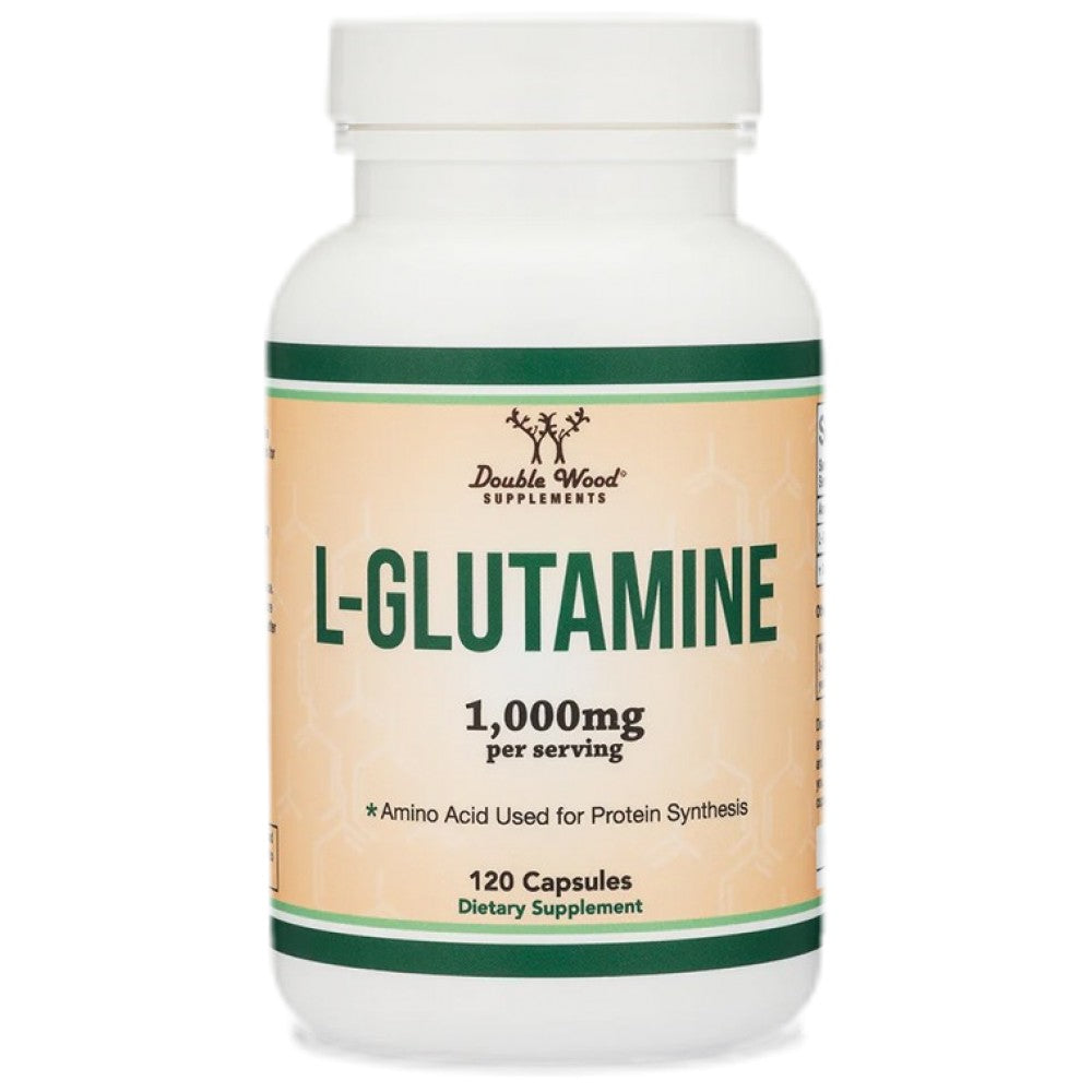 Double Wood Supplements L-Glutamine 500 mg - L-Глутамин 500 mg
