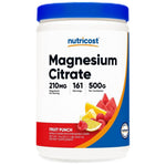 Nutricost Magnesium Citrate 210 mg Flavored Powder - Магнезиев цитрат на прах 210 mg