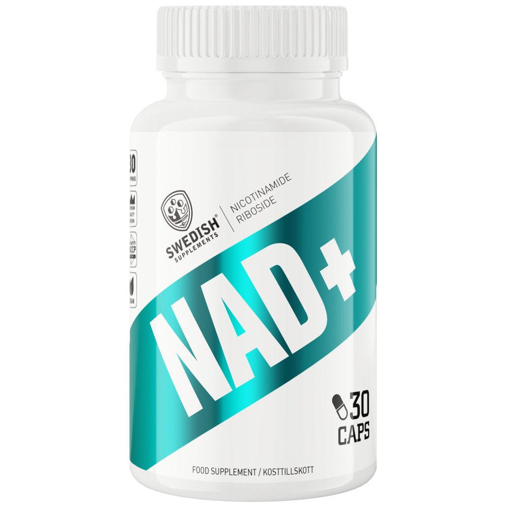 SWEDISH Supplements NAD+ 300 mg - NAD+ за клетъчна енергия 300 mg