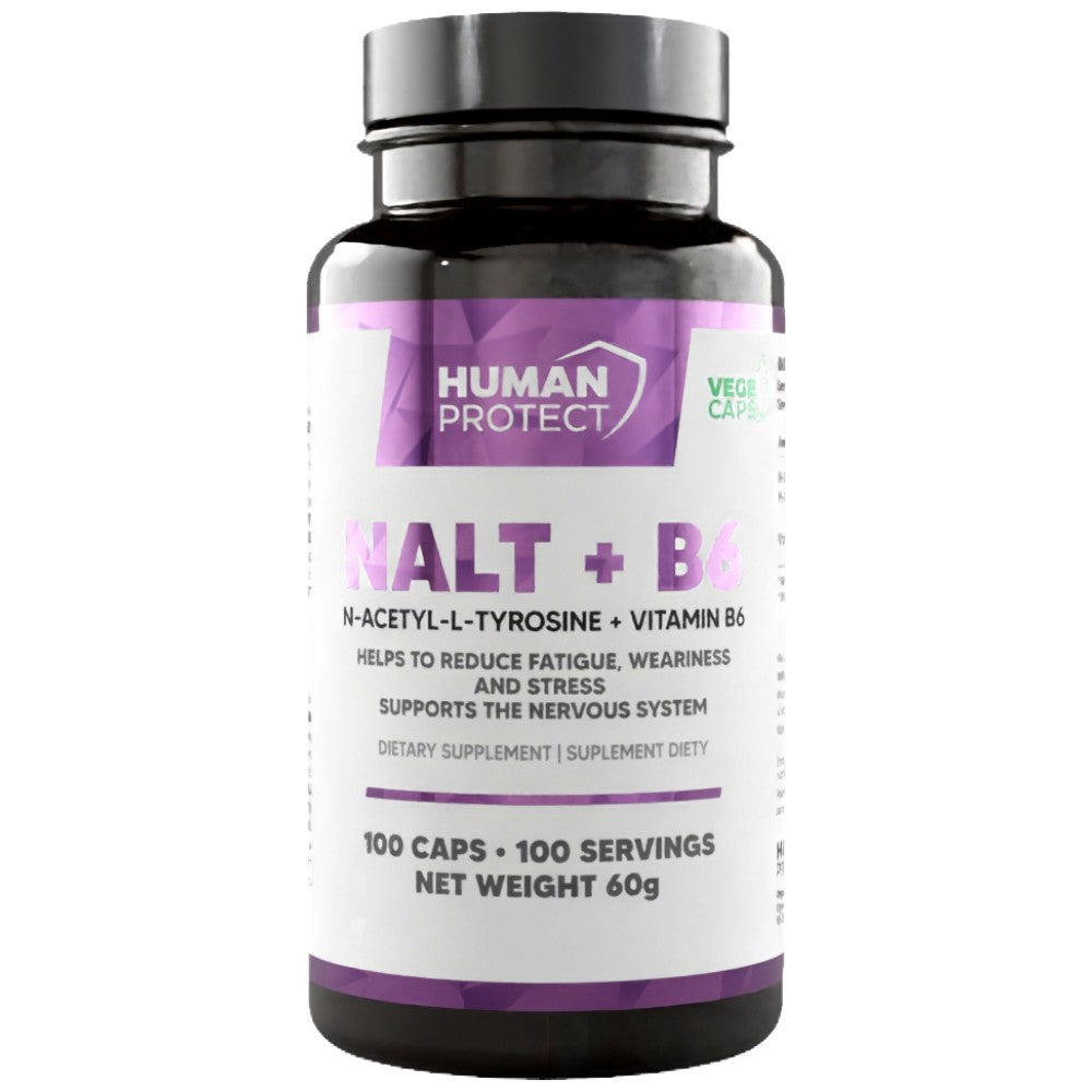 Human Protect NALT + B6 500 mg N-Acetyl L-Tyrosine - Ацетил L-Тирозин с Б6
