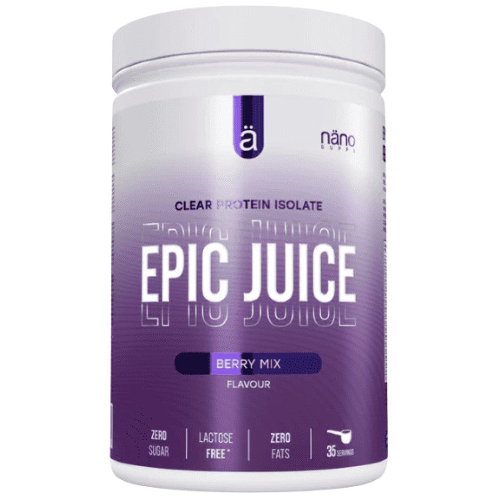 NanoSupps Epic Juice Clear Whey - Бистър суроватъчен протеин