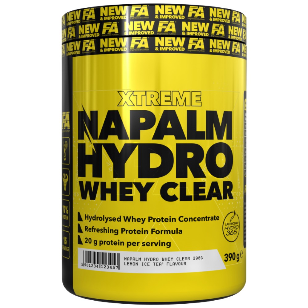 FA Nutrition NAPALM Hydro Whey Clear - Бистър суроватъчен хидролизат