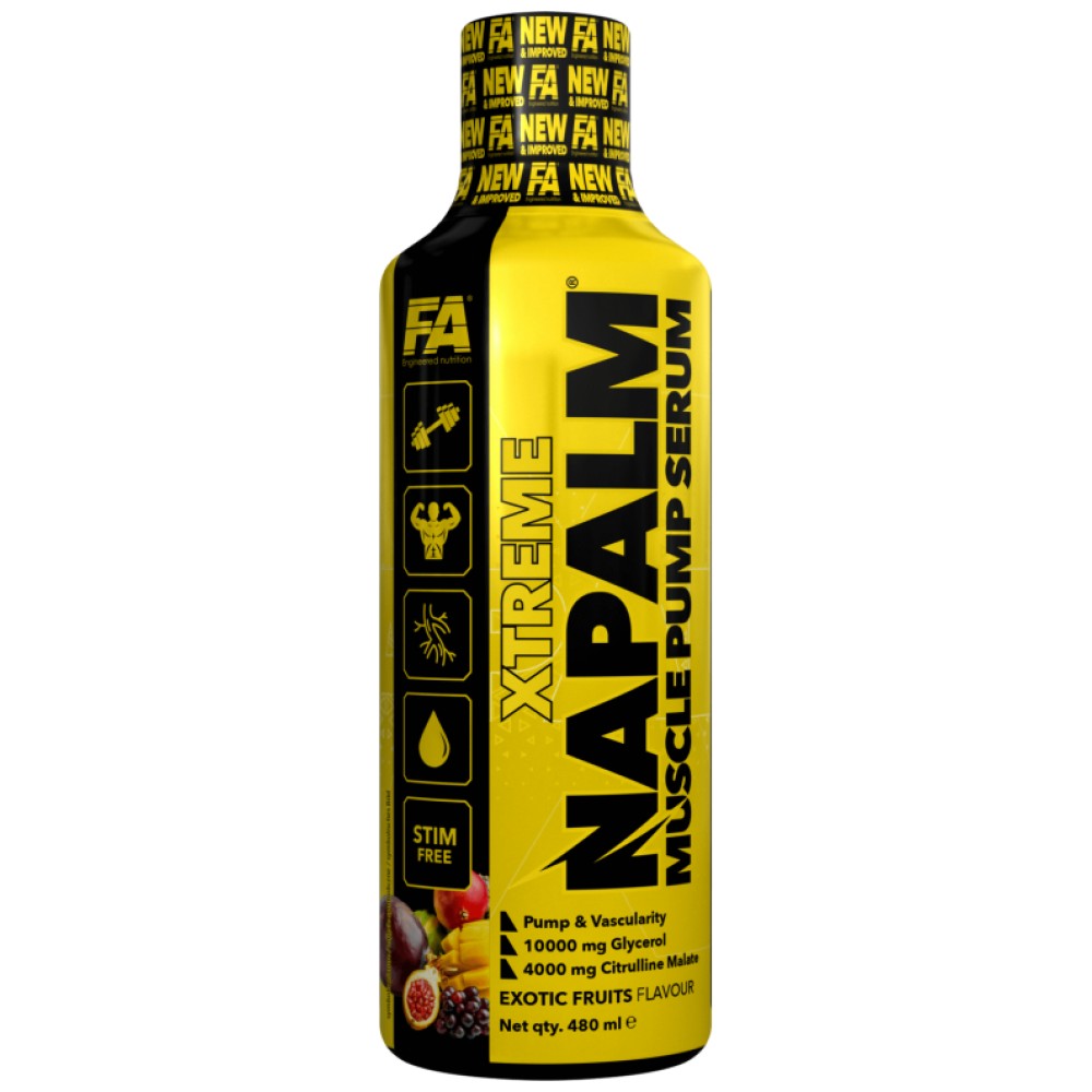 FA Nutrition Napalm Muscle Pump Serum - Течен помпа бустер