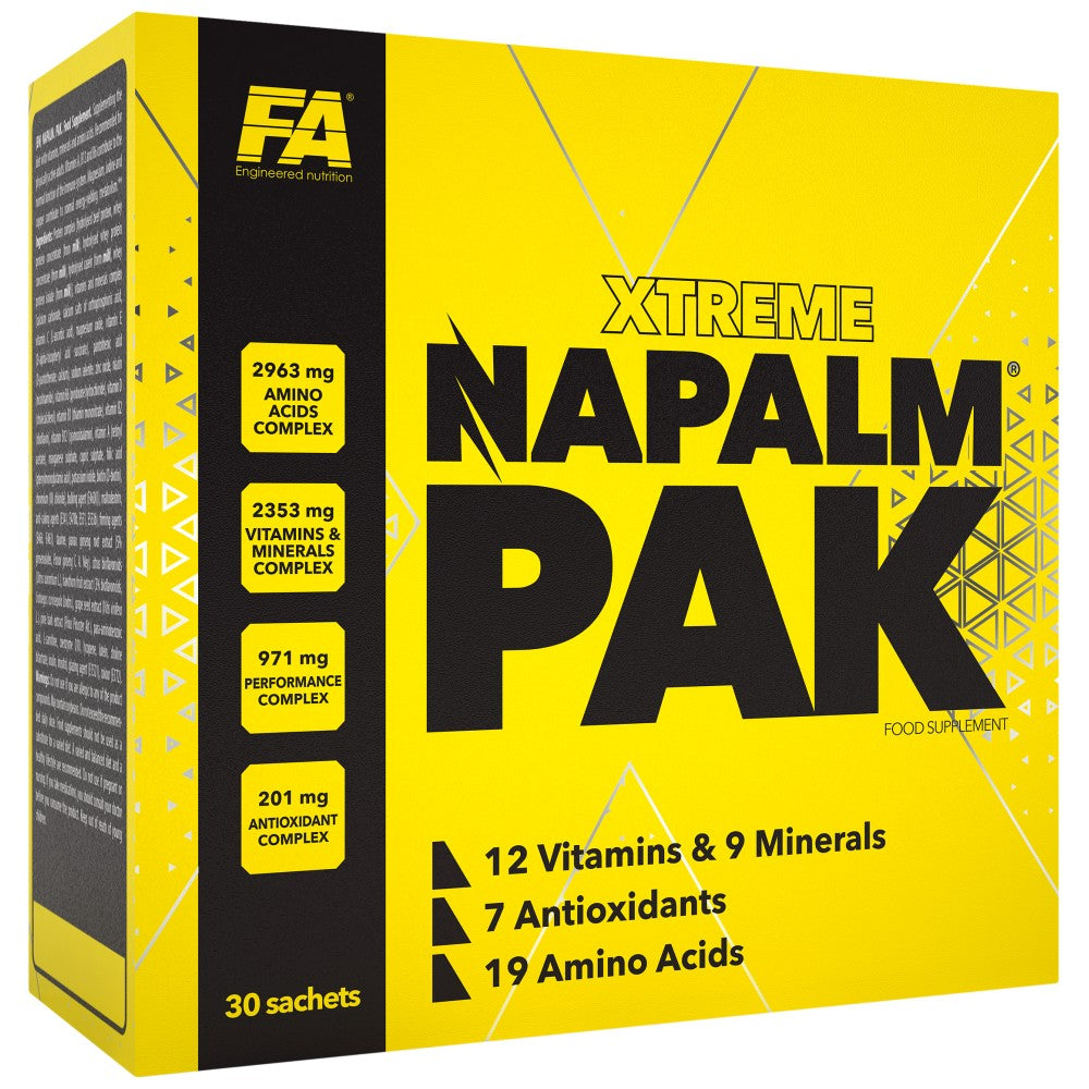 FA Nutrition Xtreme Napalm Pak Complete Vitamins, Minerals and Antioxidant Formula - Витаминно-минерален пакет