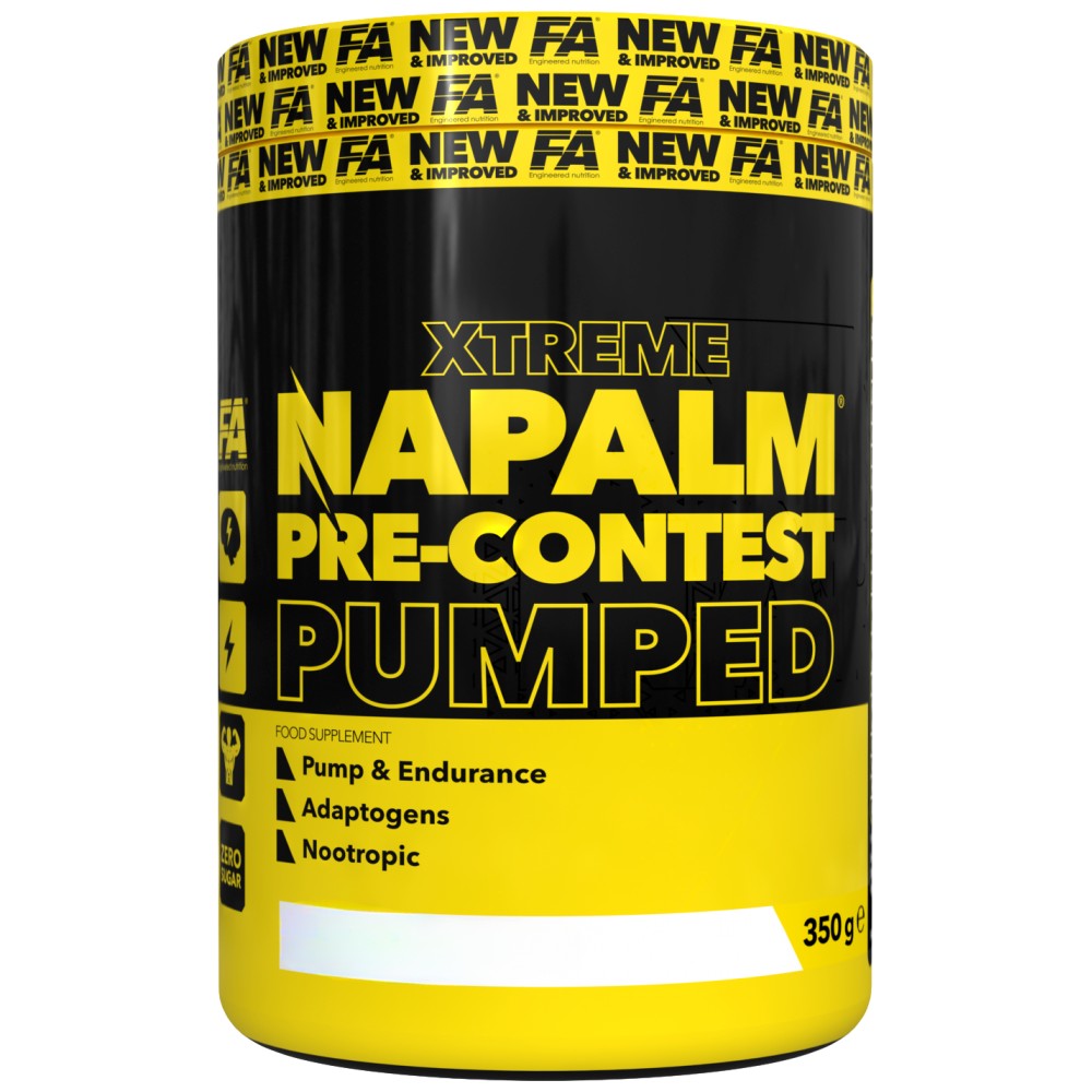 FA Nutrition Xtreme Napalm Pre-Contest Pumped - Помпа бустер за състезания