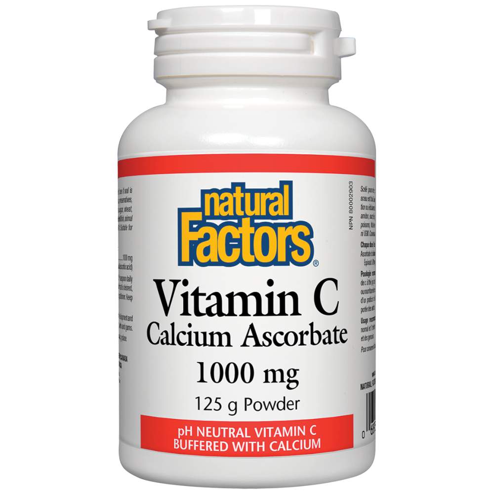 Natural Factors Vitamin C 1000 mg Calcium Ascorbate - Буфериран Витамин Ц 1000 mg